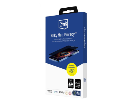 Szkło i folia ochronna 3MK Silky Matt Privacy do iPhone 16 Pro Max 5903108589314